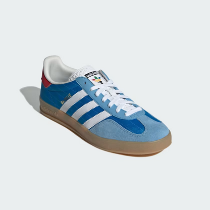 Tênis Adidas Gazelle Indoor Olympic Pack Bright Blue